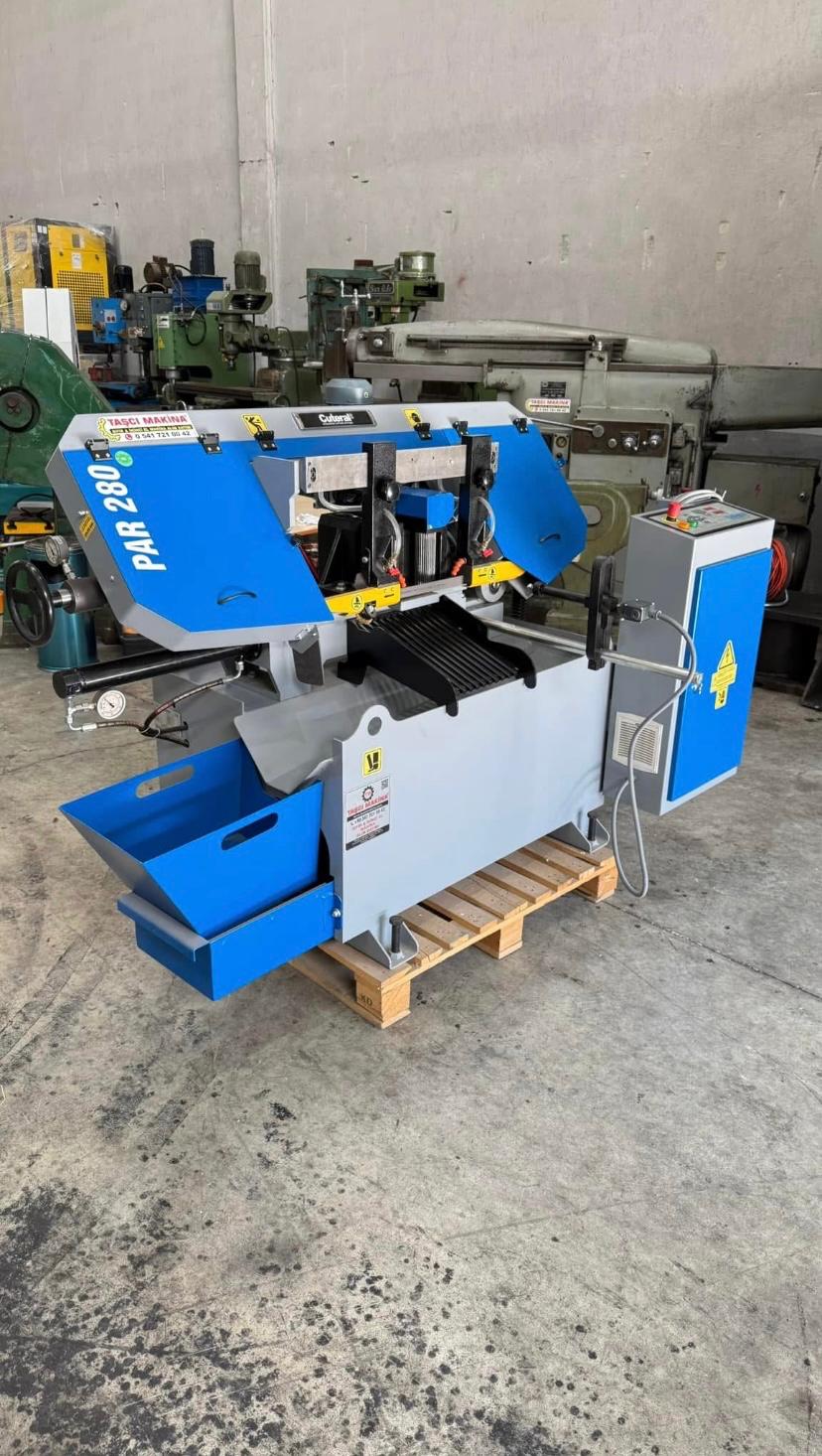 CUTERAL MARKA 280 LİK OTOMATİK ŞERİT TESTERE SIFIR ÜRÜN 2 YIL GARANTİLİ STOK TESLİM